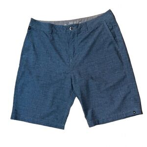 Quicksilver Platypus Amphibian Men's Blue Casual Board Shorts Size 34